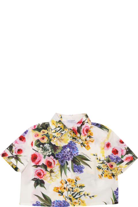 Dolce & Gabbana for Kids Dolce & Gabbana Floral D&g Shirt