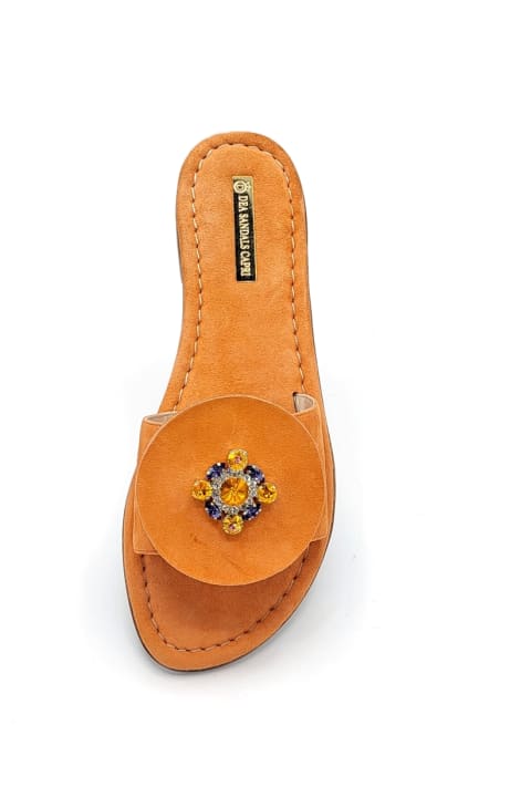 Dea Sandals Sandals for Women Dea Sandals Olimpia Orange Jewel Sandals