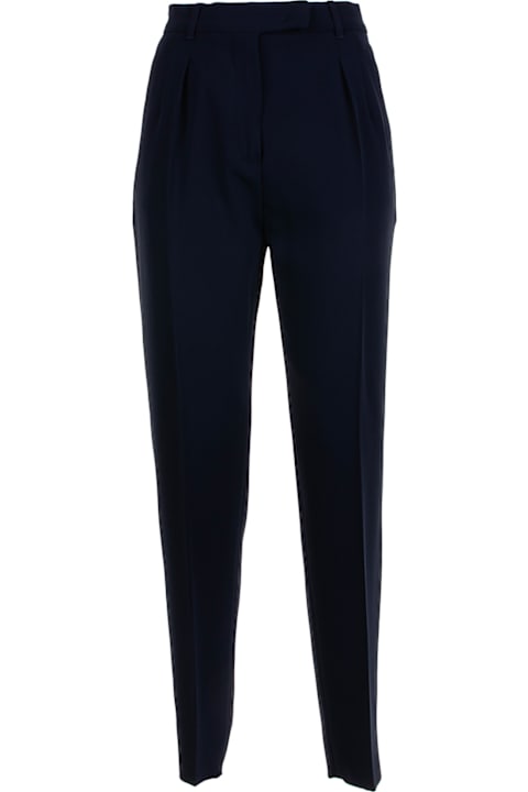 Homeware Max Mara Studio Women
s Trousers Navy Blue