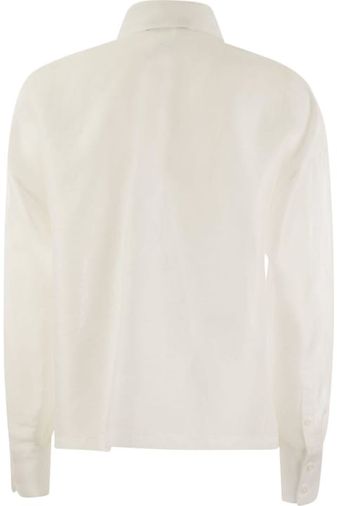 Topwear for Women Max Mara Studio Buttoned Long-sleeved Shirt Max Mara Studio