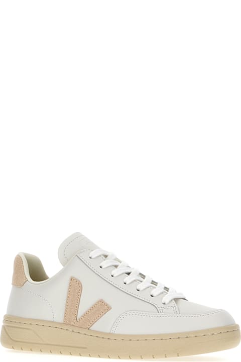 Veja Sneakers for Women Veja White Leather V-12 Sneakers