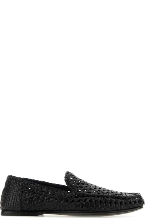 Loafers & Boat Shoes for Men Dolce & Gabbana Black Leather Loafers