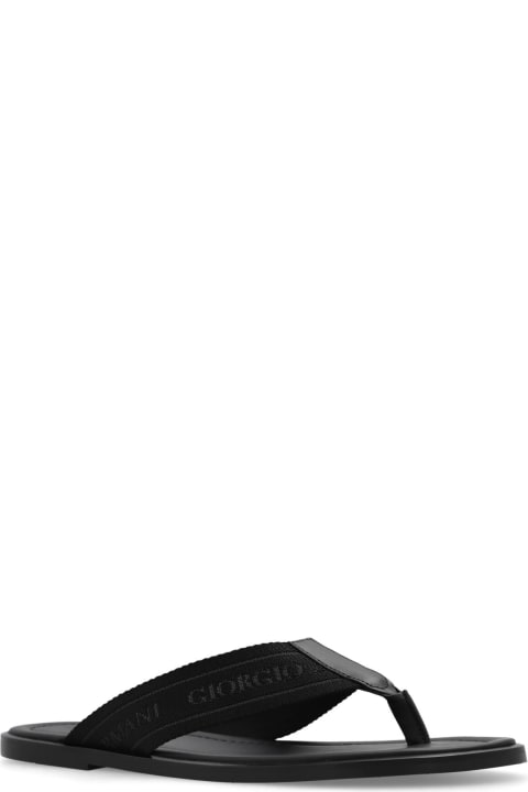Fashion for Men Giorgio Armani Flip-flops With Logo