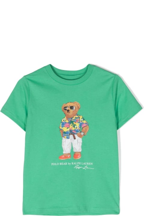 Polo Ralph Lauren T-Shirts & Polo Shirts for Boys Polo Ralph Lauren Ss Cn-knit Shirts-t-shirt
