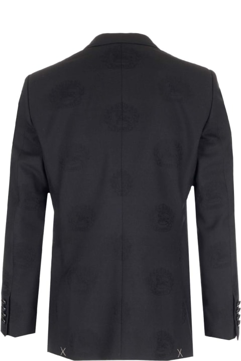 Coats & Jackets for Men Burberry Black Single-breasted Tailored Jacket