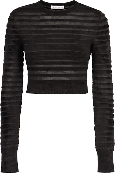 Nina Ricci for Women Nina Ricci Knitted Crop Top