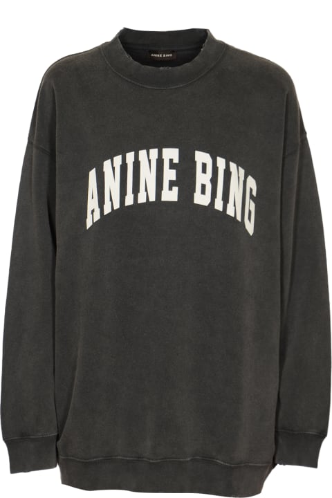 Anine Bing Fleeces & Tracksuits for Women Anine Bing Logo Oversized Sweatshirt