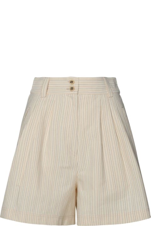 Pants & Shorts for Women Golden Goose High-waist Striped Shorts