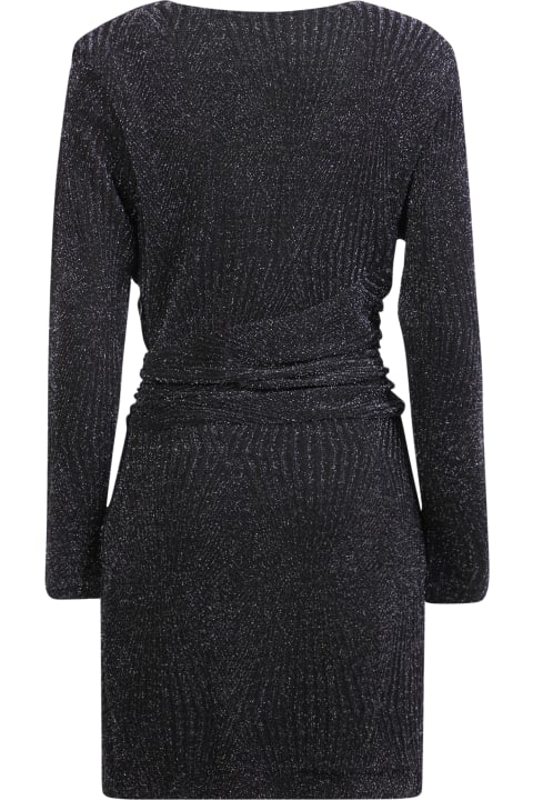 Fashion for Women IRO Silver/black Glitter Mini Dress