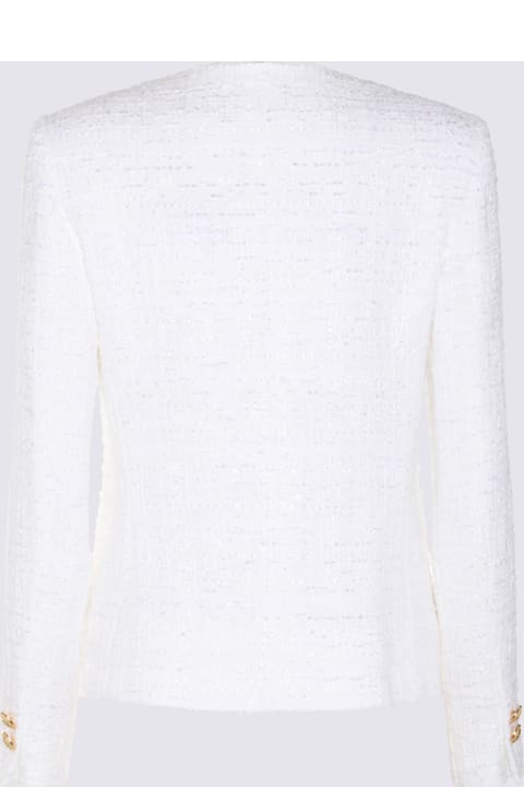 Tagliatore Coats & Jackets for Women Tagliatore White Cotton Casual Jacket