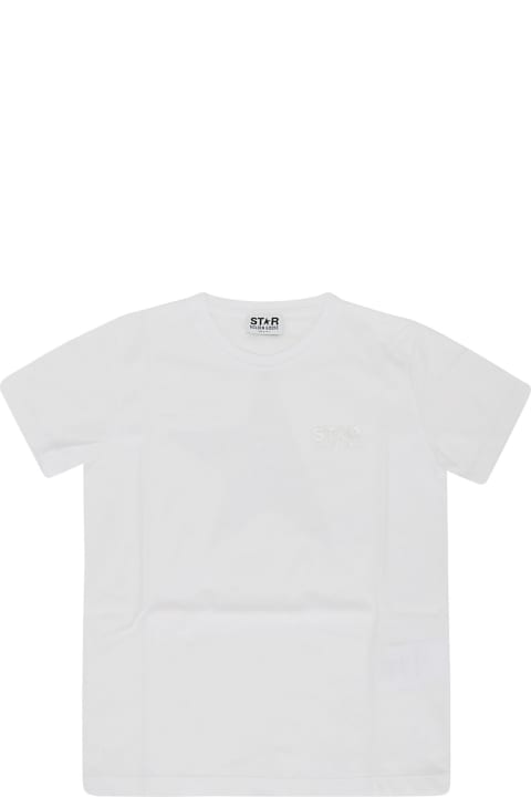 Topwear for Boys Golden Goose Star/ Boy's T-shirt S/s Logo/ Big Star Printed