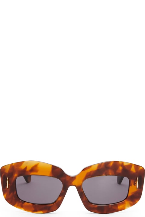 ウィメンズ アイウェア Loewe Lw40114i - Flamed Havana Sunglasses