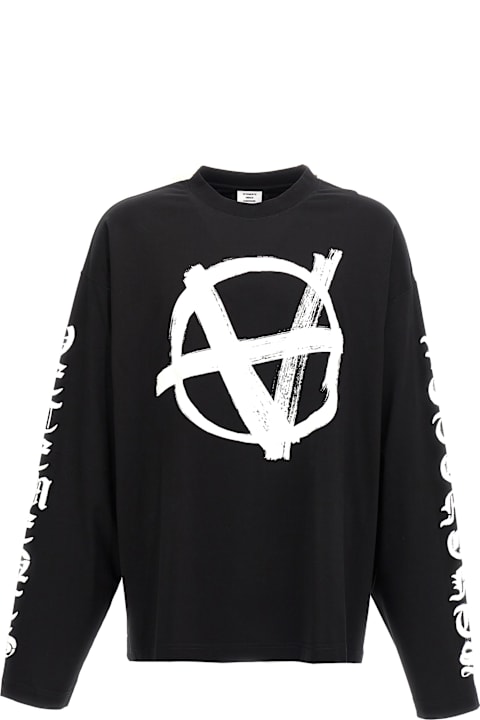 VETEMENTS for Men VETEMENTS 'double Anarchy' T-shirt