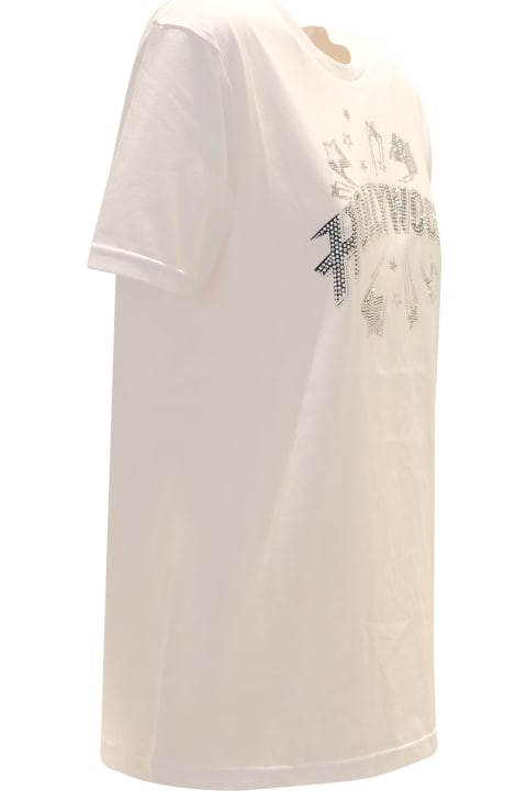 ウィメンズ新着アイテム Parosh Parosh 802 Colly White Cotton T-shirt