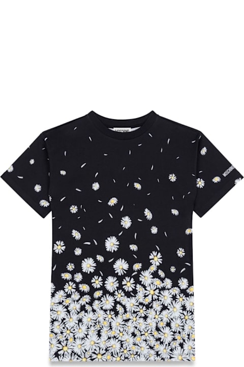 Moschino فساتين لـ بنات Moschino Daisy Dress In Black