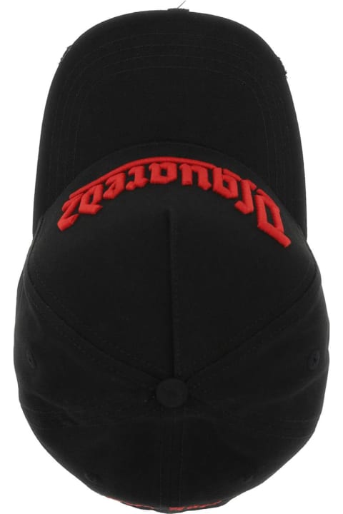 Dsquared2 Hats for Men Dsquared2 Logo Embroidered Cap