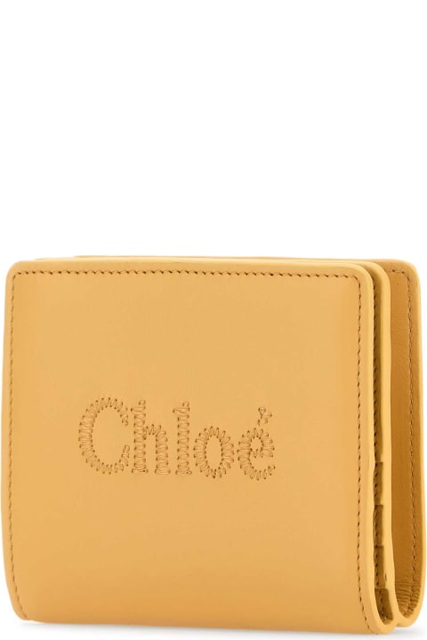 Chloé Accessories for Women Chloé Peach Leather Wallet