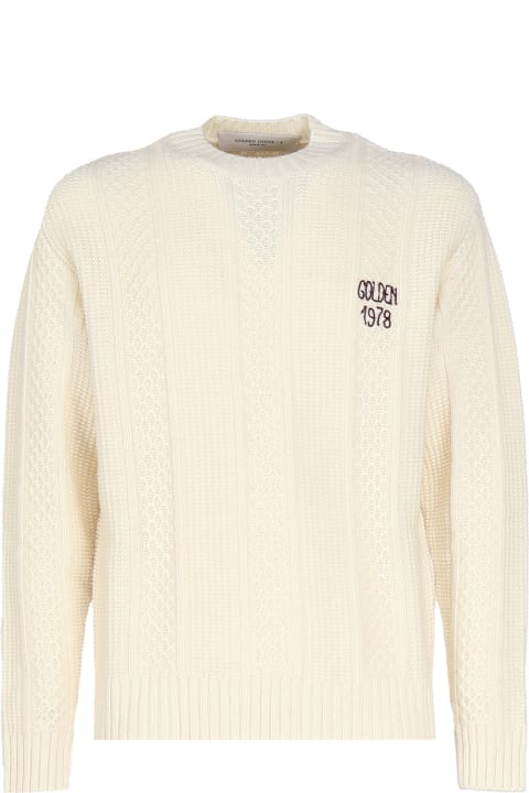 Golden Goose for Men Golden Goose Wool Sweater With Embroidery