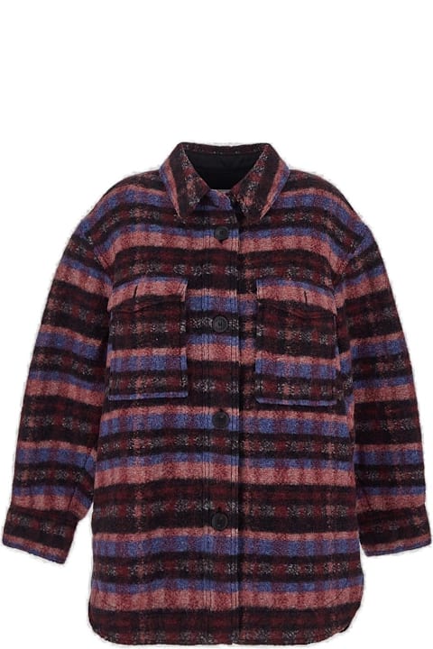 Clothing for Men Marant Étoile Harveli Checked Shirt Jacket