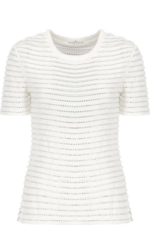 Topwear for Women Ermanno Scervino T-shirt With Strass