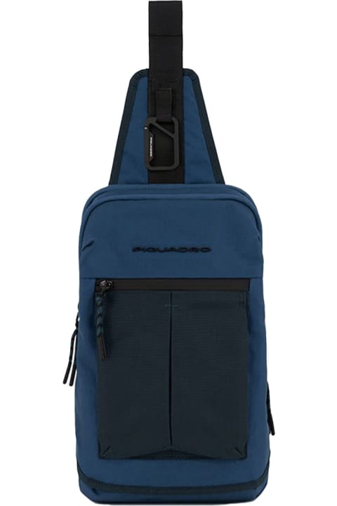 Piquadro Belt Bags for Men Piquadro One-shoulder Backpack Blu
