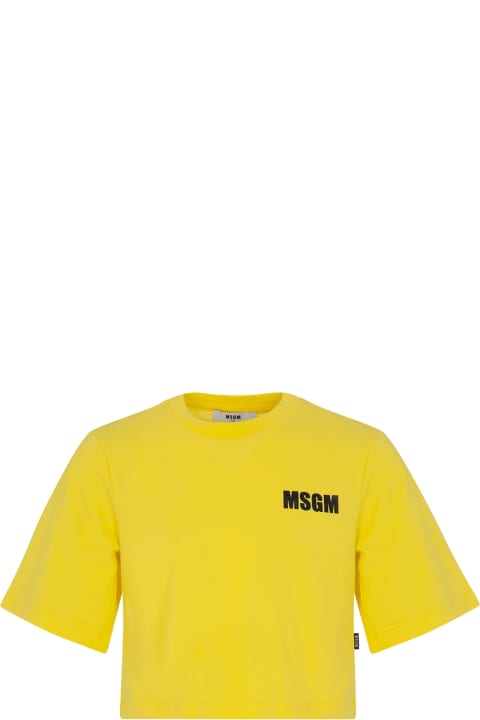ガールズ MSGMのトップス MSGM T-shirt Con Stampa