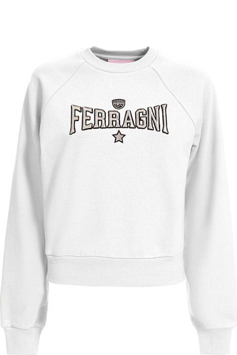 Homeware Chiara Ferragni Chiara Ferragni White Sweatshirt