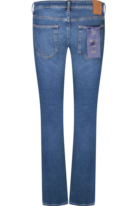 メンズ新着アイテム Incotex Incotex 5t Baffo Blue Denim Jeans