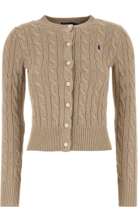 أدوات منزلية Polo Ralph Lauren Cappuccino Cotton Cardigan