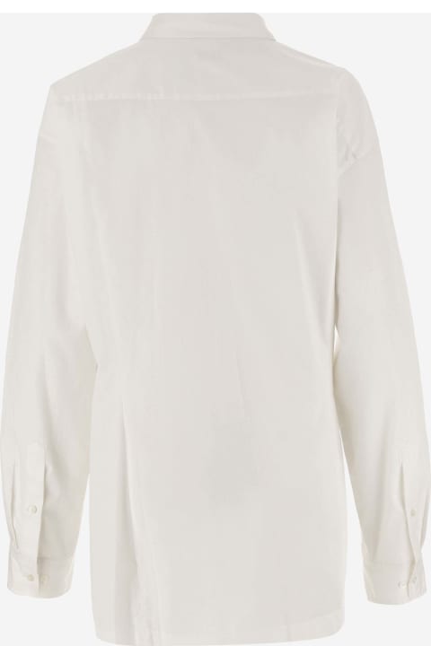 Dries Van Noten Women Dries Van Noten Cotton Shirt With Crystals