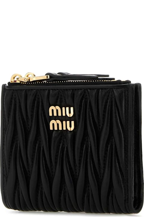 Fashion for Women Miu Miu Black Leather Wallet