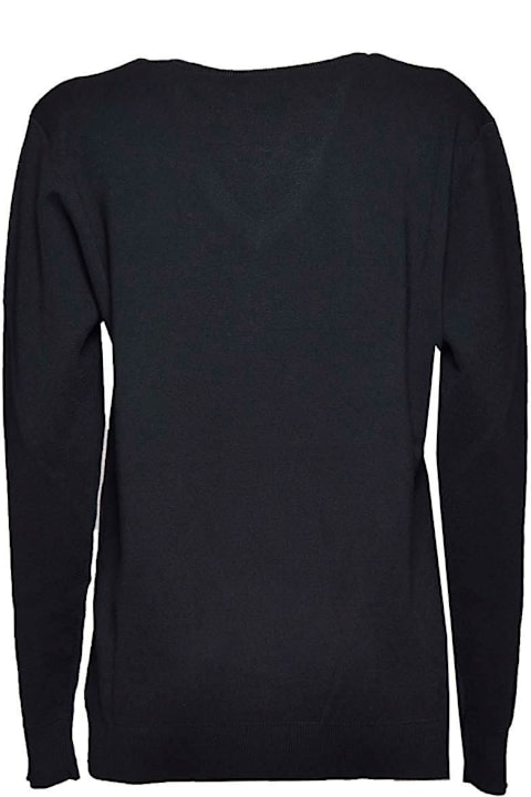 Max Mara سترات لـ السيدات Max Mara V-neck Long-sleeved Jumper