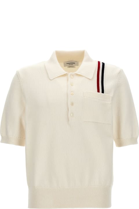 Thom Browne for Men Thom Browne 'jersey Stitch' Polo Shirt