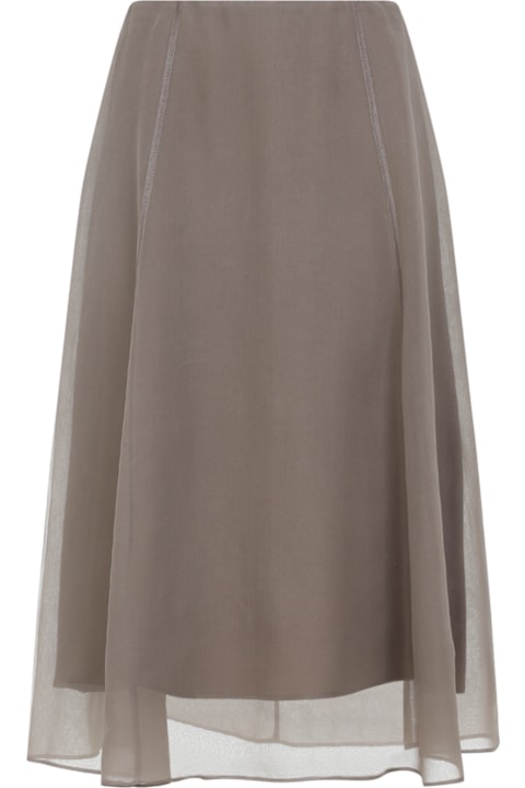 Brunello Cucinelli for Kids Brunello Cucinelli Tulle Skirt