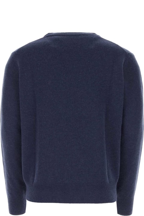 Vivienne Westwood Sweaters for Men Vivienne Westwood Blue Wool Blend Alex Sweater