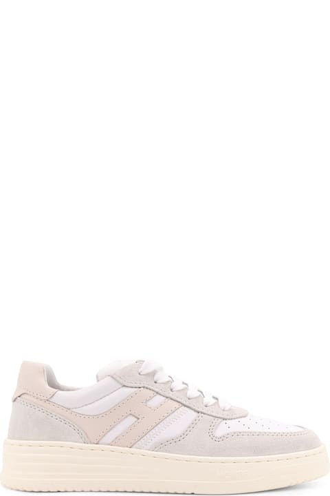 Hogan for Women Hogan H630 Leather And Suede Sneakers