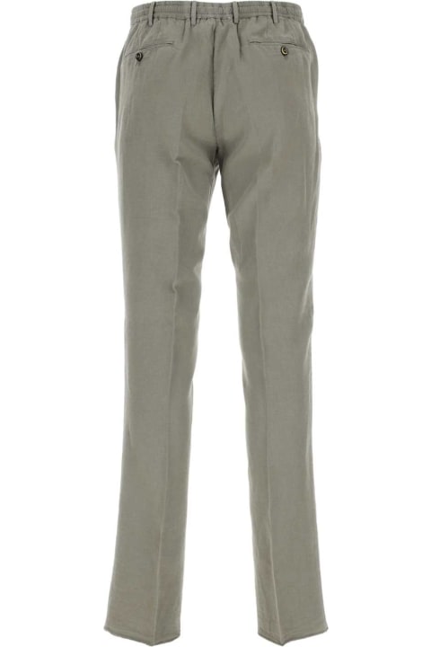 PT01 Clothing for Men PT01 Grey Lyocell Blend Pant