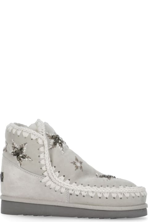Mou Shoes for Women Mou Eskimo Wool Stars And Rhinestones Boots