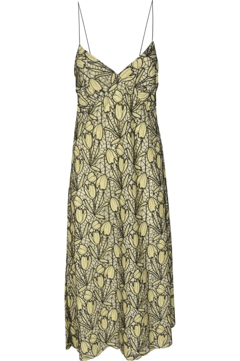 Paul Smith for Women Paul Smith All-over Floral Print V-neck Dress