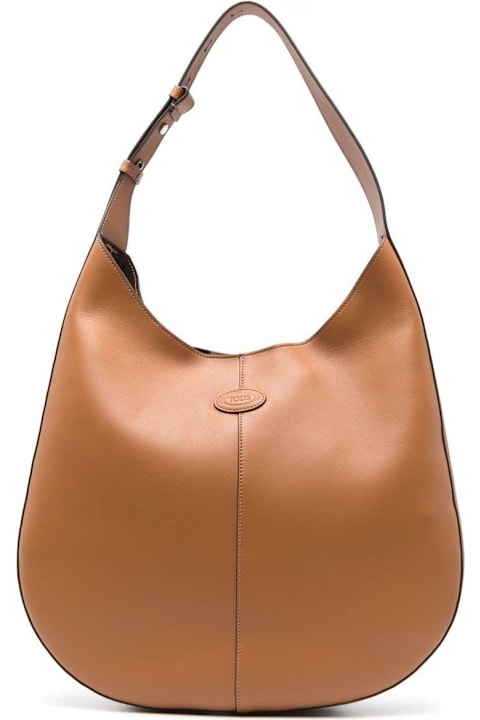 Tod's for Women Tod's Di Bag Hobo Logo Detailed Medium Shoulder Bag