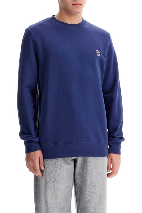 PS by Paul Smith for Men PS by Paul Smith Zebra Patch Crewneck Sweatshirt