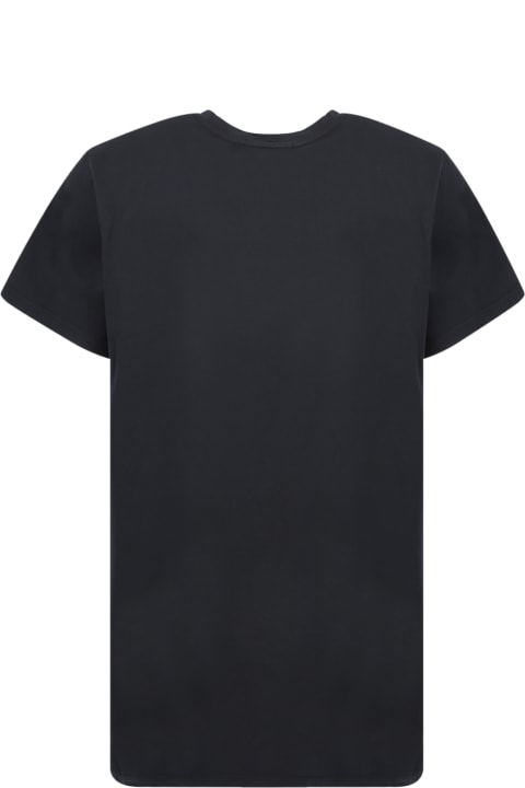 14 Bros Topwear for Men 14 Bros Chest Logo Black T-shirt