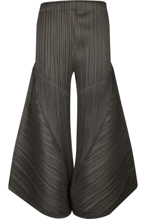 Pants & Shorts for Women Issey Miyake Thicker Pleats Please Khaki Trousers