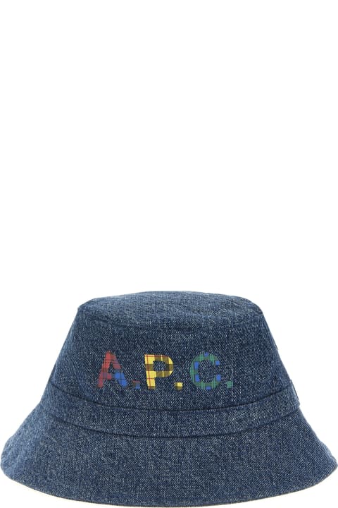 メンズ 帽子 A.P.C. Bucket Hat Denim