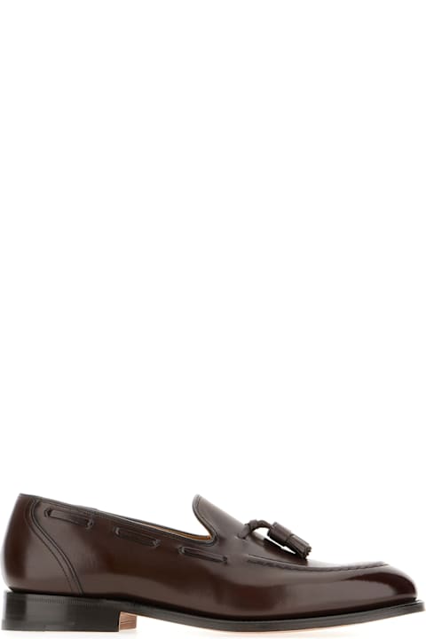 Church's Loafers & Boat Shoes for Men Church's Dark Brown Leather Loafers