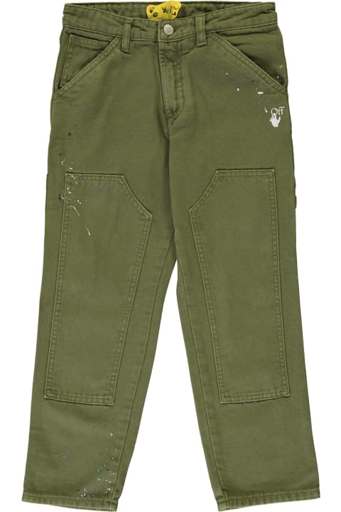 أدوات منزلية Off-White Cotton Cargo-trousers
