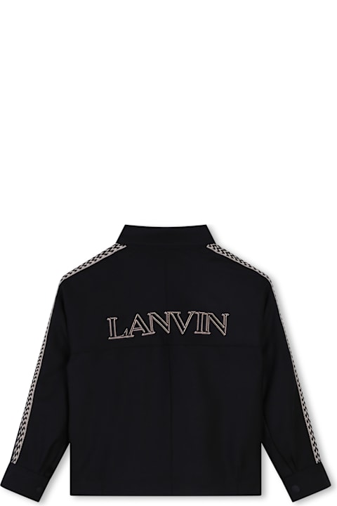 Lanvin Sweaters & Sweatshirts for Boys Lanvin Felpa Con Ricamo