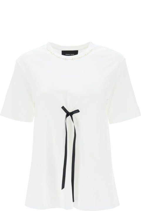 Simone Rocha for Women Simone Rocha A-line T-shirt With Bow Detail
