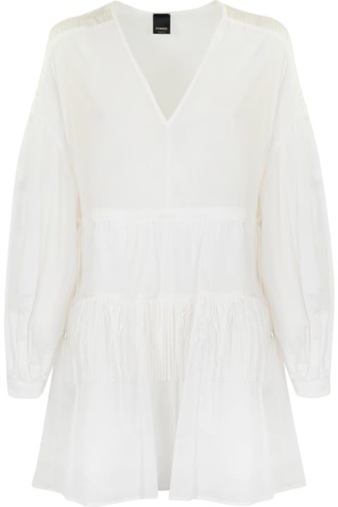 Pinko for Women Pinko Muslin Dress With Fringes