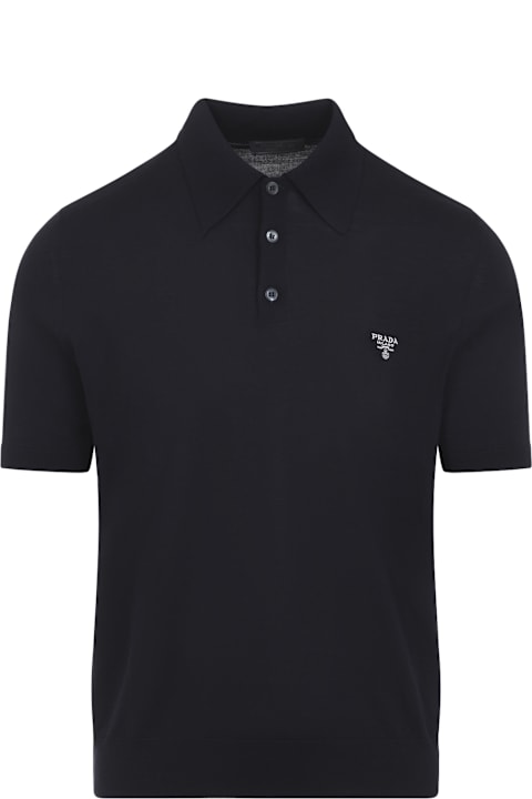 Prada لـ Kids Prada Knit Polo